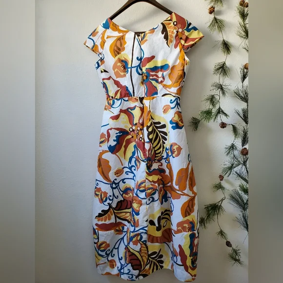 Edas Italian-Made Fit & Flare Dress Cap Sleeves - Picture 2 of 15